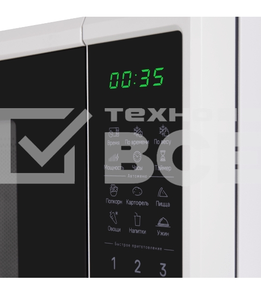 Микроволновая печь MAUNFELD MFSMO720EW07 белый, 20 л, 700 Вт, переключатели - сенсор