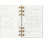 Еженедельник Moleskine ACADEMIC SPIRAL DHSPK5212AMWH3 Large 150х210мм 200 стр. кремовые страницы спираль киви, фото14