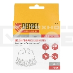 Щетка для УШМ Denzel 75 мм, М14, чашка, крученая нержавеющая проволока 0,5 мм, фото5