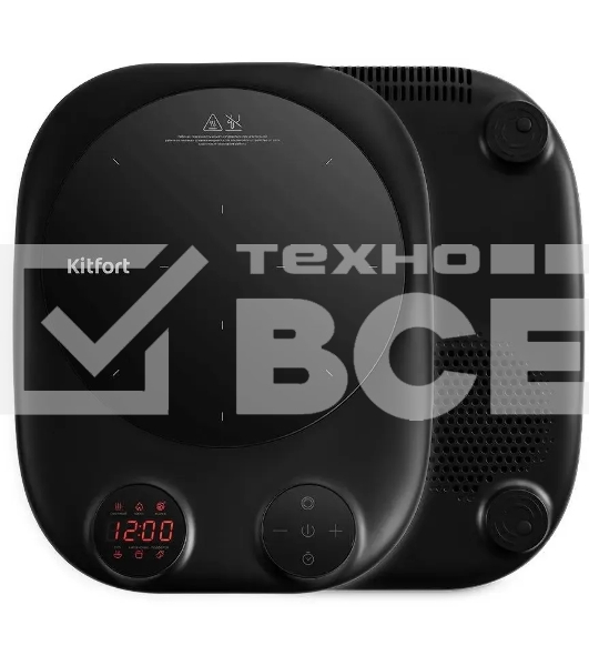 Плита настольная индукционная Kitfort КТ-145 черный стеклокерамика (настольная)