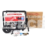 Электрогенератор бензиновый Интерскол ЭБ-7500Э, 6.5 кВт, 90 дБ, 95 кг, фото2