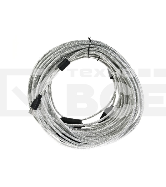 Кабель Aopen/VCOM ACU823-25M Кабель-адаптер USB2.0-repeater, удлинительный активный <Am-->Af> 25м Aopen<ACU823-25M>