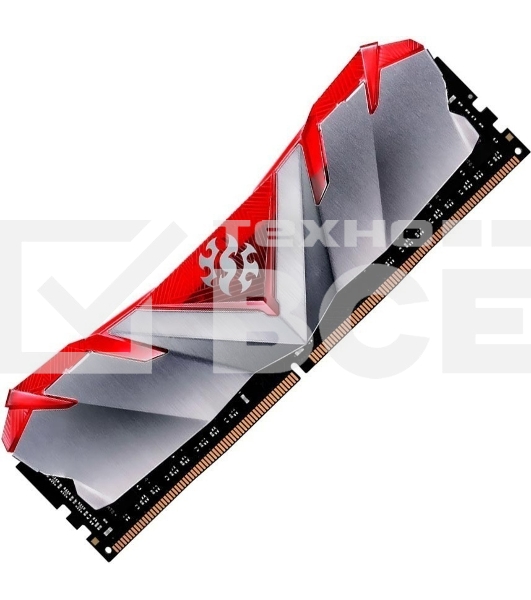 Оперативная память XPG Gammix D30, DDR4, 16GB (1x16GB), 3200MHz, CL16, UDIMM, с радиатором, красный