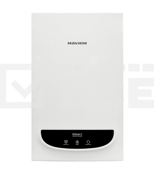 Котел газовый Navien Deluxe C Plus Coaxial 35K, 2-ух контр, коаксиал., закрытая камера сгорания