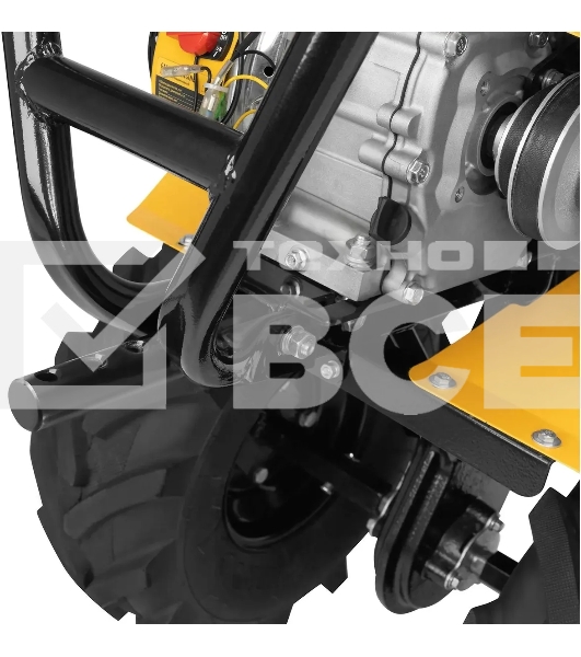 Мотоблок Denzel DPT-470S-PRO, 7 л.с., ремен.сцеп, фрез 3х4, ШОМ, передачи 4В/2Н