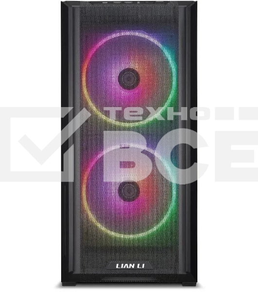 Компьютерный корпус Lian-Li Lancool 216 черный без БП ATX 2xUSB3.0 audio bott PSU