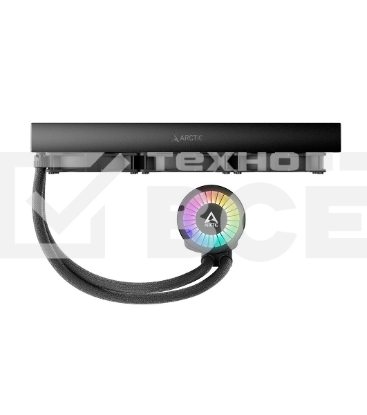 Жидкостная система охлаждения Arctic Liquid Freezer III 360 A-RGB черный, 120 мм, алюминий, 2800 об/мин, 26 дБ, 4 pin, 230 Вт