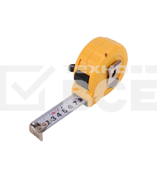 Рулетка Deli DL9075B 7,5м*25мм Метрическая. Корпус ударопрочный.