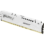 Оперативная память Kingston Fury Beast White, DDR5, 16Gb (1x16 Gb), 6800 MHz, CL34, радиатор, белый, фото3