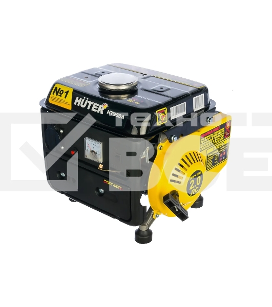 Электрогенератор бензиновый инверторный Huter HT950A, 0.95 кВт, 63 дБ, 16.8 кг