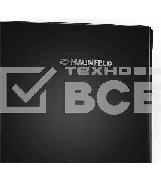 Холодильник Maunfeld MFF177NFBE черный, двухкамерный, 263/170 л, морозилка сбоку, Total No Frost, Side by Side