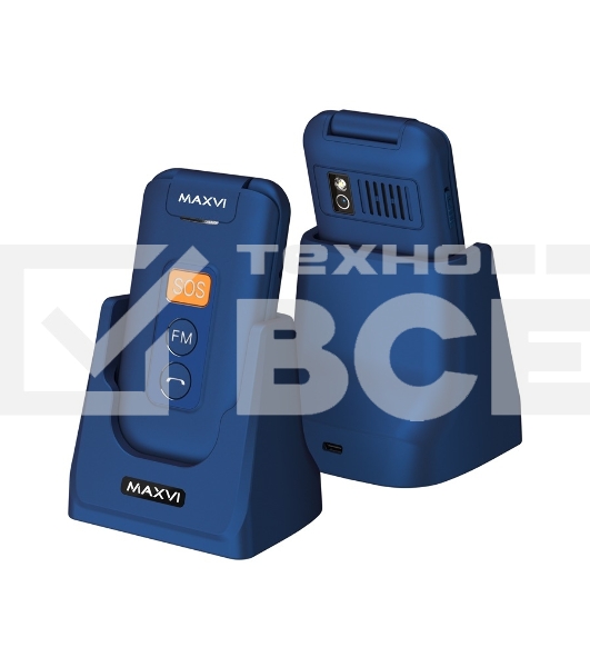 Мобильный телефон Maxvi E5 up синий