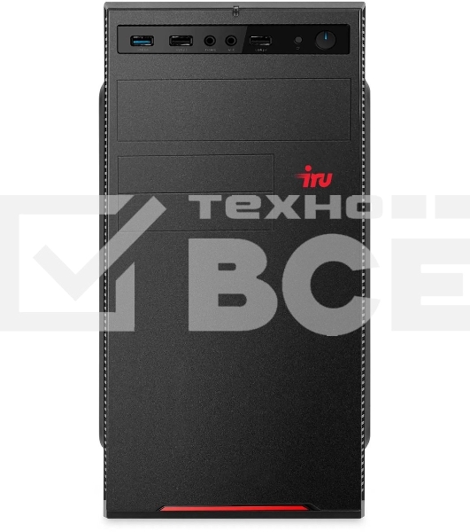 Компьютер IRU Home 310H6SE MT i3 12100 (3.3) 16Gb SSD1Tb UHDG 730 Free DOS GbitEth 400W черный (1994647)
