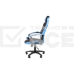 Кресло игровое Chairman game 26 черный/голубой New (7156517) Россия, фото4