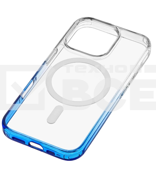 Чехол (клип-кейс) uBear для Apple iPhone 16 Pro Max Fusion with MagSafe синий (CS448EB69PFS-I24M)