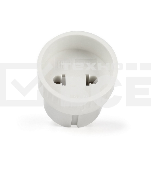 Адаптер переходник без заземления Smartbuy (SBE-06-S05-w) белый 6А 250В