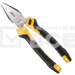 Комбинированные плоскогубцы Deli DL2008Z 200мм, сталь CrV, прорезиненная двухкомпонентная ручка, фото 1