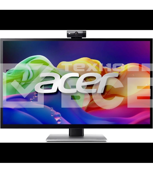 Монитор Acer PE270XTbmiiprcuzx 27'', Touch, 16:9, IPS, 5K UHD, 4ms, 400cd, 60Hz, HDMI, DP, USB, USB-C, CAM, SPK, HAS