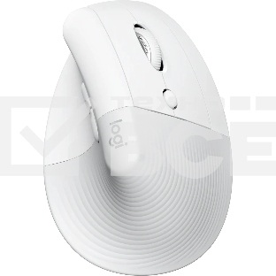 Мышь беспроводная Logitech Lift Vertical Ergonomic белый/PALE GREY (4000dpi 6but) (910-006480)