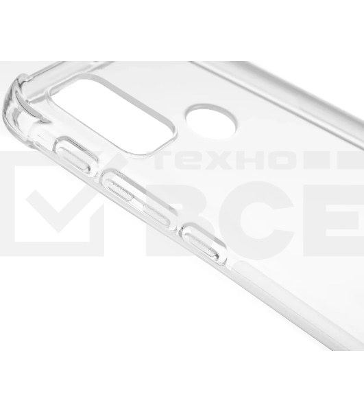 Чехол (клип-кейс) Brosco, для Motorola Moto G20, прозрачный moto-g20-hard-tpu-transparent