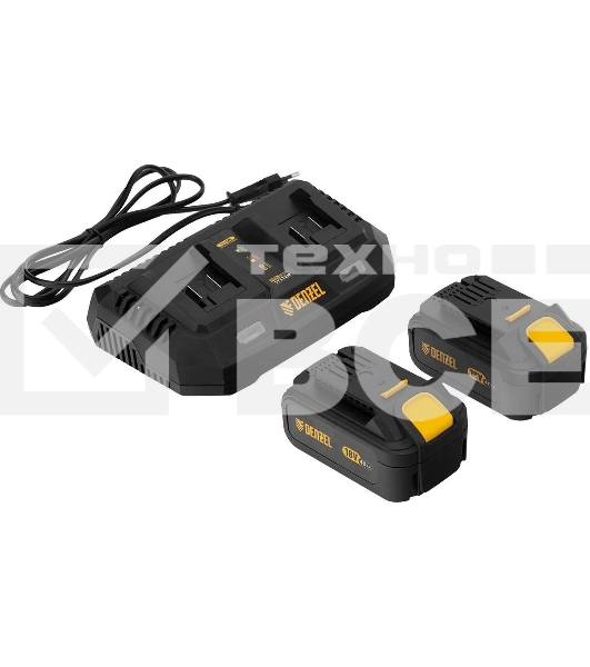 Цепная пила аккумуляторная бесщет. Denzel RCS400-36, Li-ion, 36 В, 4 А·ч, шина 400 мм/58610