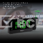 Радиобудильник Hyundai H-RCL243 черный LCD проек.изоб. подсв:зеленая часы:цифровые FM, фото6