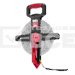 Рулетка геодезическая Matrix 100 м х 12,5 мм, открытый корпус, фиберглассовая лента, фото3