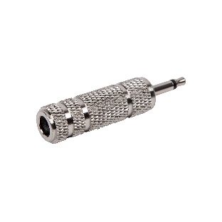 Переходник моно Jack 1/4' (F) - моно Jack 1/8 (M) FORCE CFC-002 металл
