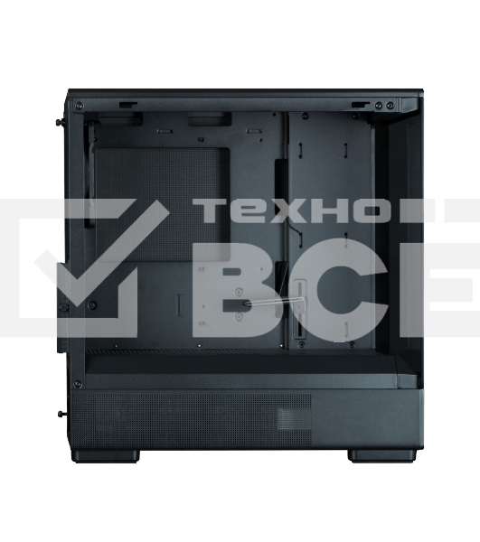 Компьютерный корпус ZALMAN P10, MATX, BLACK, WINDOW, 2x3.5