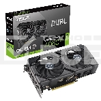 Видеокарта Asus DUAL-RTX4060TI-O8G-EVO NVIDIA GeForce RTX 4060TI 8Gb PCI-E 4.0 128bit GDDR6 2565/18000 HDMIx1 DPx3 HDCP Ret, фото 1