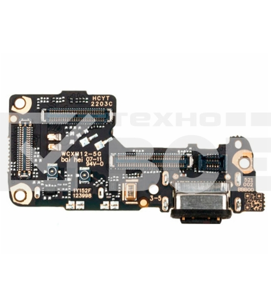 Шлейф с разъемом зарядки для Xiaomi 12X