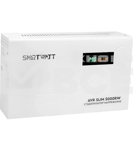 Стабилизатор напряжения настенный SMARTWATT AVR SLIM 5000RW