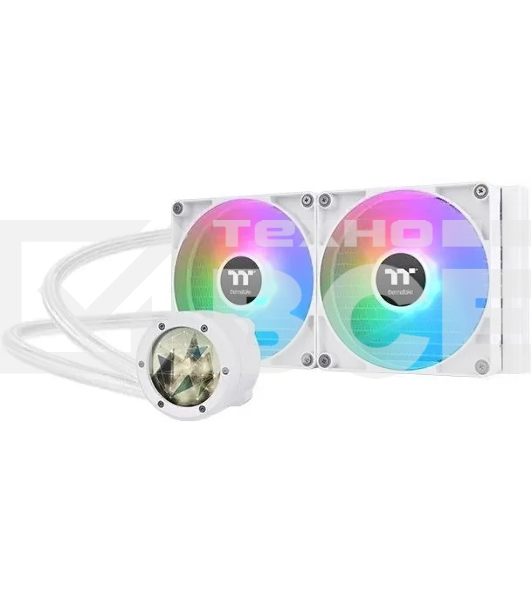 Система водяного охлаждения Thermaltake TH280 V2 Ultra Snow ARGB Soc-AM5/AM4/1151/1200/1700 белый 4-pin 34.7dB Al+Cu LCD Ret (CL-W406-PL14SW-A)