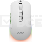 Мышь беспроводная Acer OMR311 белый, 2400 dpi, радиоканал, Bluetooth, USB, кнопки - 7, фото 1