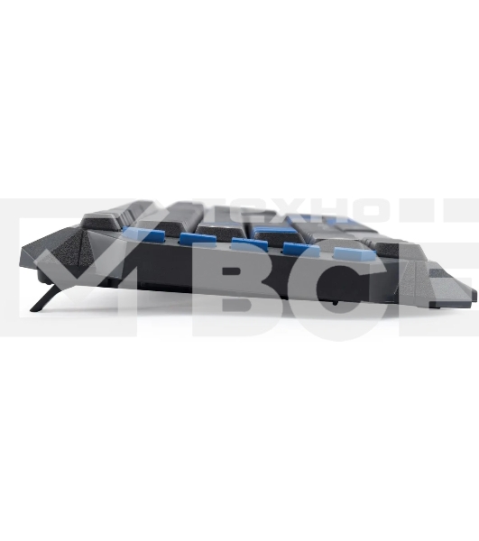 Клавиатура Oklick 750G FROST WAR проводная, USB, черный/синий