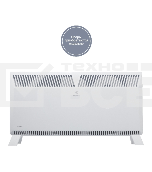 Конвектор электрический Electrolux ECH/A2-2500 M, белый, 2500 Вт, 30 м2, термостат
