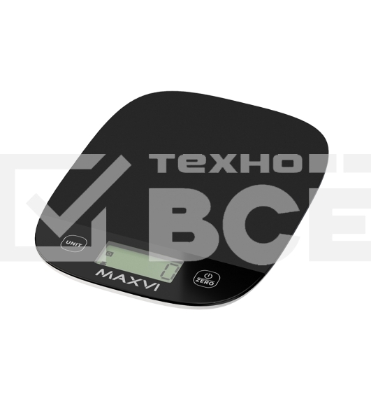 Весы кухонные Maxvi KS101P черный