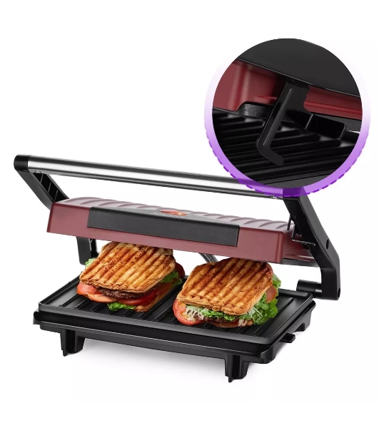 Бутербродница Kitfort КТ-3639 750 Вт красный/черный