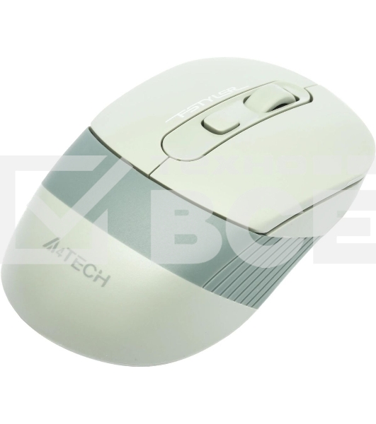 Мышь беспроводная A4Tech Fstyler FB10C зеленый, 2000 dpi, радиоканал, Bluetooth, USB, кнопки - 4