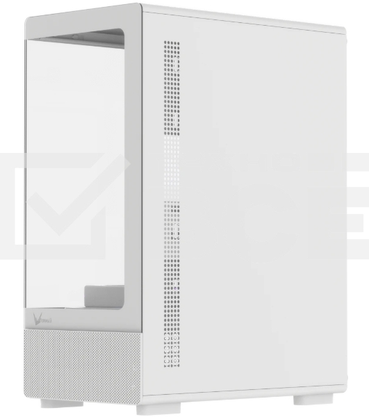 Корпус Formula Crystal Z1CM v2 белый без БП mATX 5x120мм 1xUSB3.0 audio bott PSU