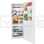 Холодильник Maunfeld MFF1857NFW белый мат. инвертер двухкамерный 336/117л морозилка снизу, фото7