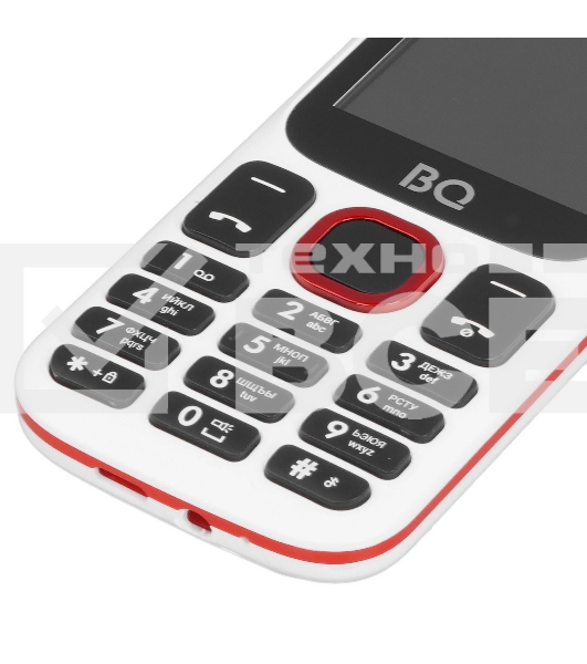 Мобильный телефон BQ 2440 Step L+ белый/красный