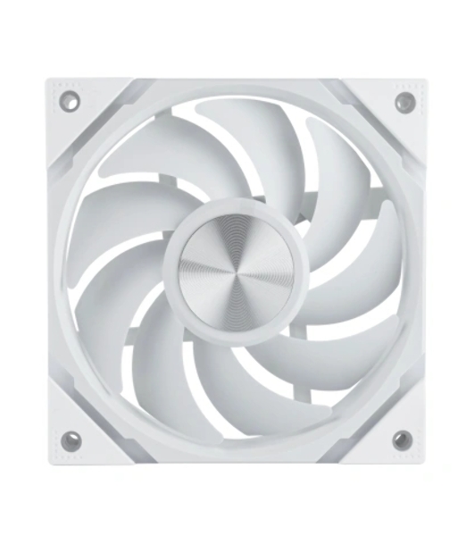 Вентилятор для корпуса Eurocase EU-FN120ARGB_12 WH YH1225 White,120 ARGB fan 3pin+AURA 5V3pin female and male connector with brown box,3pcs in big bro