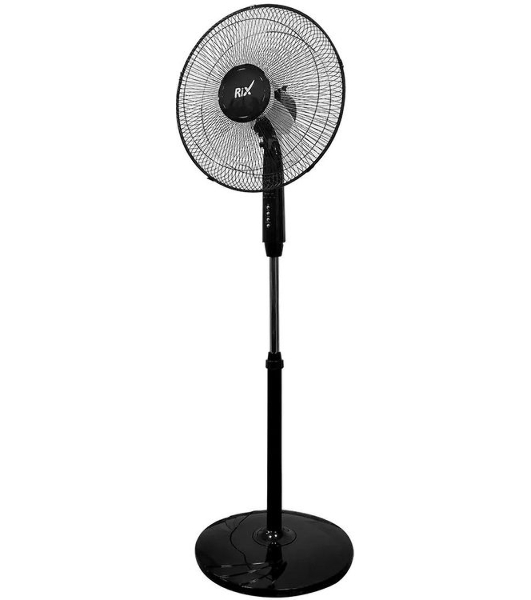 Вентилятор Rix RSF-4500R чёрный, напольный, 45 Вт, 3 скорости, 36 см