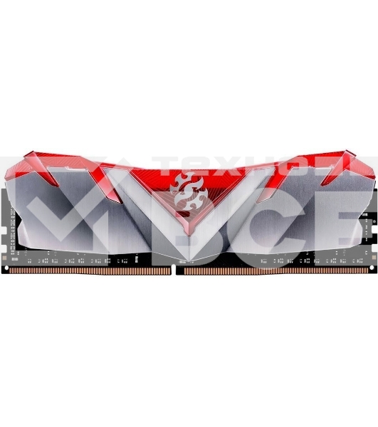 Оперативная память XPG Gammix D30, DDR4, 16GB (1x16GB), 3200MHz, CL16, UDIMM, с радиатором, красный