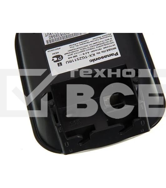 Телефон беспроводной (DECT) Panasonic KX-TG2511RUT (титан) {АОН, Caller ID,спикерфон на трубке,переход в Эко режим одним нажатием}