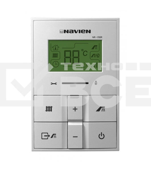 Котел газовый Navien Deluxe C Plus Coaxial 35K, 2-ух контр, коаксиал., закрытая камера сгорания