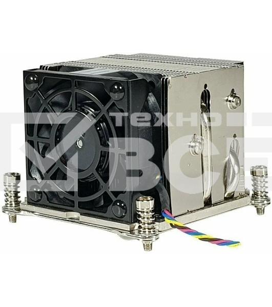 Кулер серверный Ablecom ACL-S20062 серебристый, 60 мм, алюминий, 8400 об/мин, 52 дБ, 4 pin, 180 Вт, 67 мм