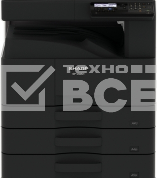 МФУ лазерный Sharp BP-20M24T, А3, ч/б, печ. до 24 стр/мин., 600 x 600 dpi, Ethernet, USB