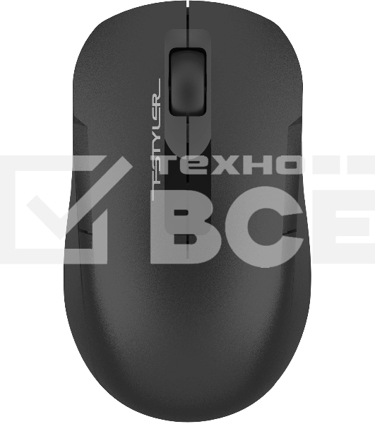 Мышь беспроводная A4Tech Fstyler FG15CS Air2 черный, 1200 dpi, радиоканал, USB, кнопки - 3